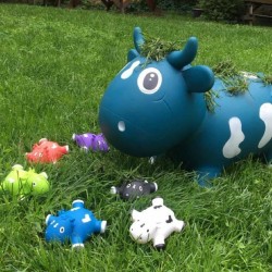 KidZZfarm Χοπ Χοπ Bella the cow Junior - Petrol από 1+ ετών KMC150510