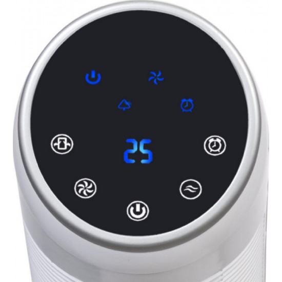 First Austria FA-5560-3 Ανεμιστήρας πύργος δαπέδου με πίνακα αφής 102 cm 60 W (199231-0014)