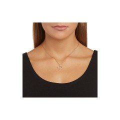 Swarovski Creativity Γυναικείο Κολιέ Γεωμετρικό Επιμετάλλωση σε ροζ χρυσαφί τόνο (5202446) Λευκό