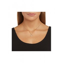 Swarovski Creativity Γυναικείο Κολιέ Γεωμετρικό Επιμετάλλωση σε ροζ χρυσαφί τόνο (5202446) Λευκό