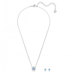 Swarovski Σετ με Κολιέ & Σκουλαρίκια Sparkling Dance Round με Πέτρες (5480485)