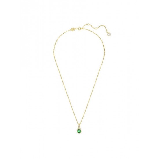 Swarovski Γυναικείο Κολιέ με σχέδιο Δάκρυ από Ατσάλι Επιχρυσωμένο (5648751)