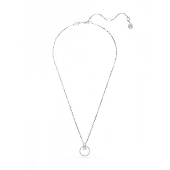 Swarovski Constella Pave Μενταγιόν με Στρογγυλή Κοπή (5692261) Λευκό με Επιμετάλλωση Ροδίου