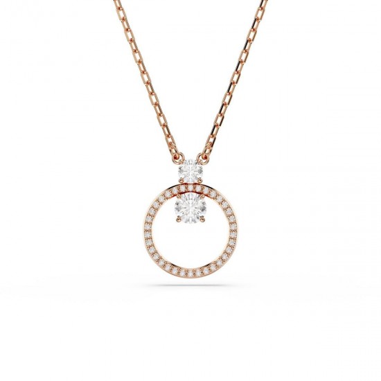 Swarovski Constella Κολιέ (5692266) White Rose Gold Alloy Coating