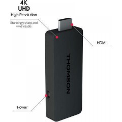 Thomson Streaming Stick 140M 4K UHD με Wi-Fi / HDMI και Google Assistant