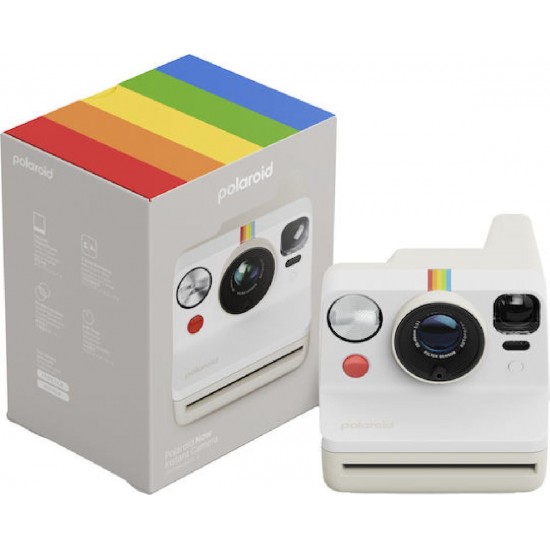 Polaroid Now Gen 3 Instant Φωτογραφική Μηχανή (9155) Pebble White