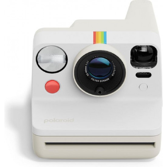 Polaroid Now Gen 3 Instant Φωτογραφική Μηχανή (9155) Pebble White