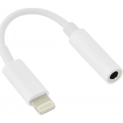 Lamtech Μετατροπέας Lightning male σε 3.5mm female (LAM063005) Λευκό