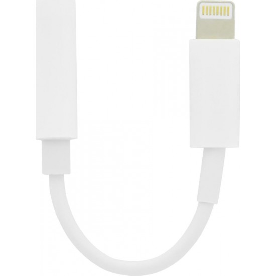 Lamtech Μετατροπέας Lightning male σε 3.5mm female (LAM063005) Λευκό