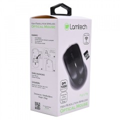 Lamtech Ασύρματο Ποντίκι (LAM021219) Μαύρο