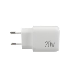Lamtech Φορτιστής Χωρίς Καλώδιο με Θύρα USB-A και Θύρα USB-C 20W Quick Charge 3.0 / Power Delivery (LAM023527) Λευκός