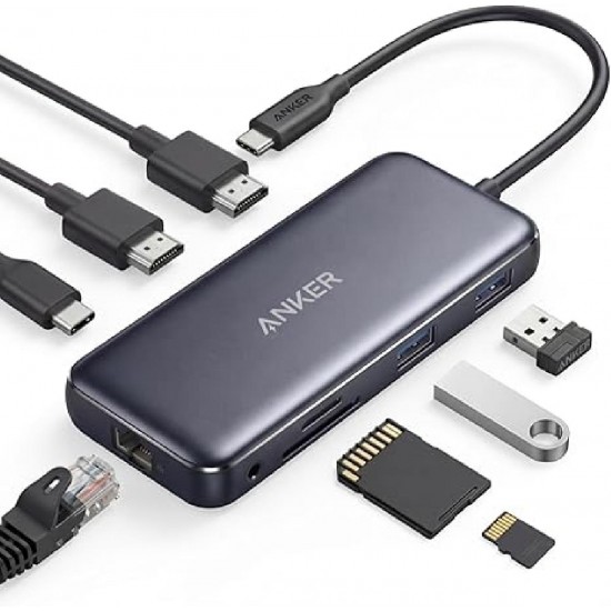 Anker Power Expand 8-in-1 USB-C Hub (A83800A1) Black