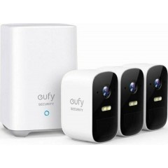 Anker eufyCam 2C ΚΙΤ 3 Ασύρματων Καμερών Full HD με Control Hub, Human detection, Night Vision (T88323D2)