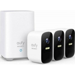 Anker eufyCam 2C ΚΙΤ 3 Ασύρματων Καμερών Full HD με Control Hub, Human detection, Night Vision (T88323D2)