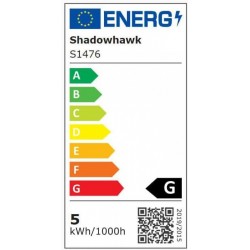 Shadowhawk Επαναφορτιζόμενος Φακός LED IP67 με Μέγιστη Φωτεινότητα 500000lm (S1476)