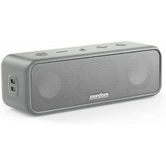 Anker SoundCore 3 Αδιάβροχο Φορητό Ηχείο 16W (A31170A1) Gray