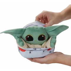 Star Wars The Bounty Collection The Child Hideaway Hover-Pram Plush 3-in-1 The Mandalorian Toy (F2851)