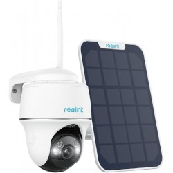 Reolink Argus PT Ασύρματη Κάμερα 5MP WiFi Εξωτερικού Χώρου με Ηλιακό Πάνελ (Argus PT + SP) Λευκή