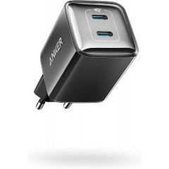 Anker 521 Nano Pro Φορτιστής Χωρίς Καλώδιο με 2 Θύρες USB-C 40W (A2038312) Μαύρος