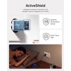 Anker 521 Nano Pro Φορτιστής Χωρίς Καλώδιο με 2 Θύρες USB-C 40W (A2038312) Μαύρος