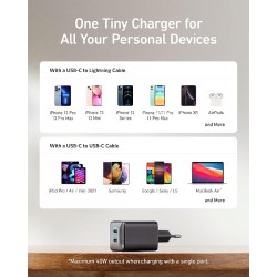 Anker 521 Nano Pro Φορτιστής Χωρίς Καλώδιο με 2 Θύρες USB-C 40W (A2038312) Μαύρος Anker 521 Nano Pro Φορτιστής Χωρίς Καλώδιο με 2 Θύρες USB-C 40W (A2038312) Μαύρος