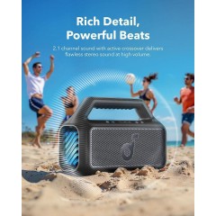 Anker Soundcore Boom 2 Αδιάβροχο Ηχείο Bluetooth 80W Μαύρο