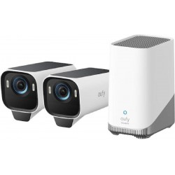 Anker EufyCam S3 Pro 2-Cam Kit IP 8MP με Control Hub (T88923W1) White