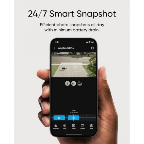 Anker EufyCam S3 Pro 2-Cam Kit IP 8MP με Control Hub (T88923W1) White