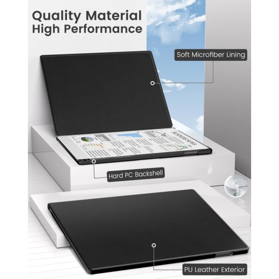 MoKo Case with Integrated Pen Holde for Remarkable Paper Pro 2024 11.8 - Black