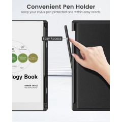 MoKo Case with Integrated Pen Holde for Remarkable Paper Pro 2024 11.8 - Black
