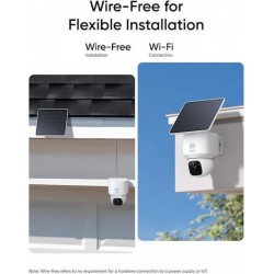 Anker Eufy Camera Solocam E30 2K Solar Panel Pan Tilt - (T8171321)