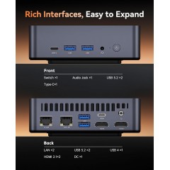 NiPoGi AM21 Mini 6900HX (Ryzen 9/16GB DDR5/512GB/OS)