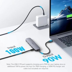 Anker USB-C Docking Station με HDMI 4K PD Μαύρο (A83570A0)