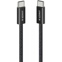 Anker Zolo USB 2.0 Cable USB-C male - USB-C 240W (A8060111) Μαύρο
