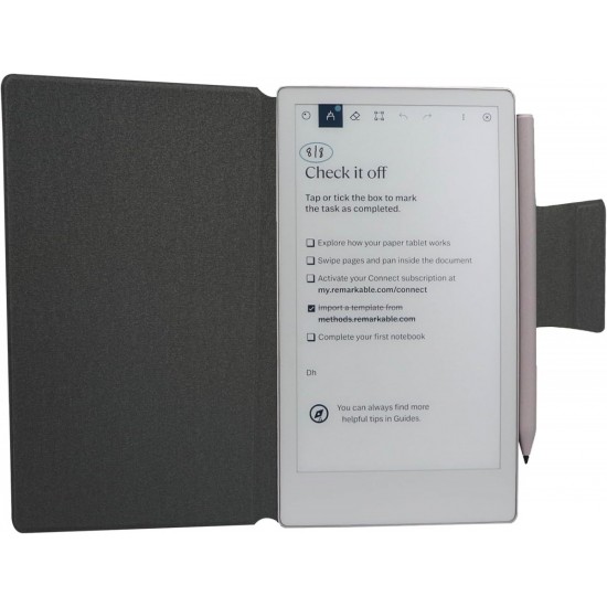 ZhaoCo Protective Case for Remarkable Paper Pro Move 7.3 2025 Black