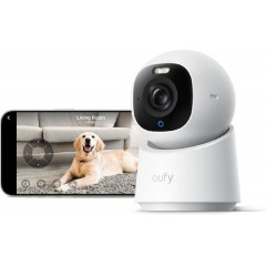 Anker Eufy E30 Indoor Security Camera, 4K UHD, 360 AI, Color Night Vision (White) T8417321