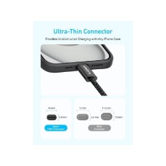 Καλώδιο Anker Zolo Usb-c Usb-c 240w 1,8m (Α8060112) Μαύρο