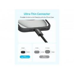 Καλώδιο Anker Zolo Usb-c Usb-c 240w 1,8m (Α8060112) Μαύρο